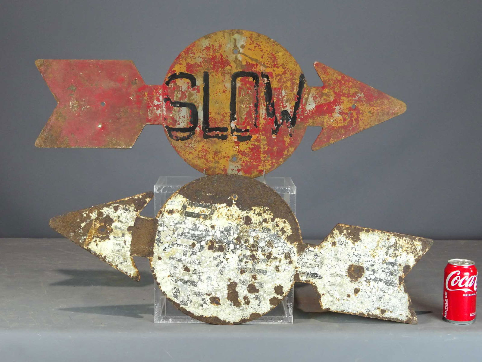 Pair Railroad Signs (1 of 7)