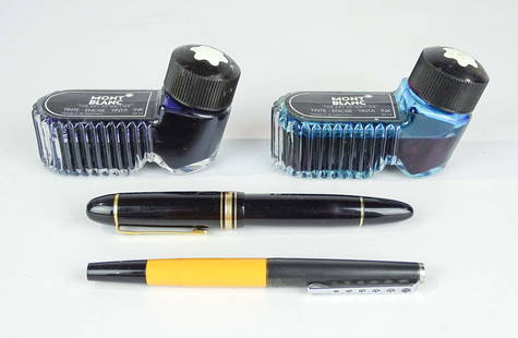 Pen Lot: Vintage pen lot including Montblanc Meisterstock No. 149 and Montblanc Carerra.