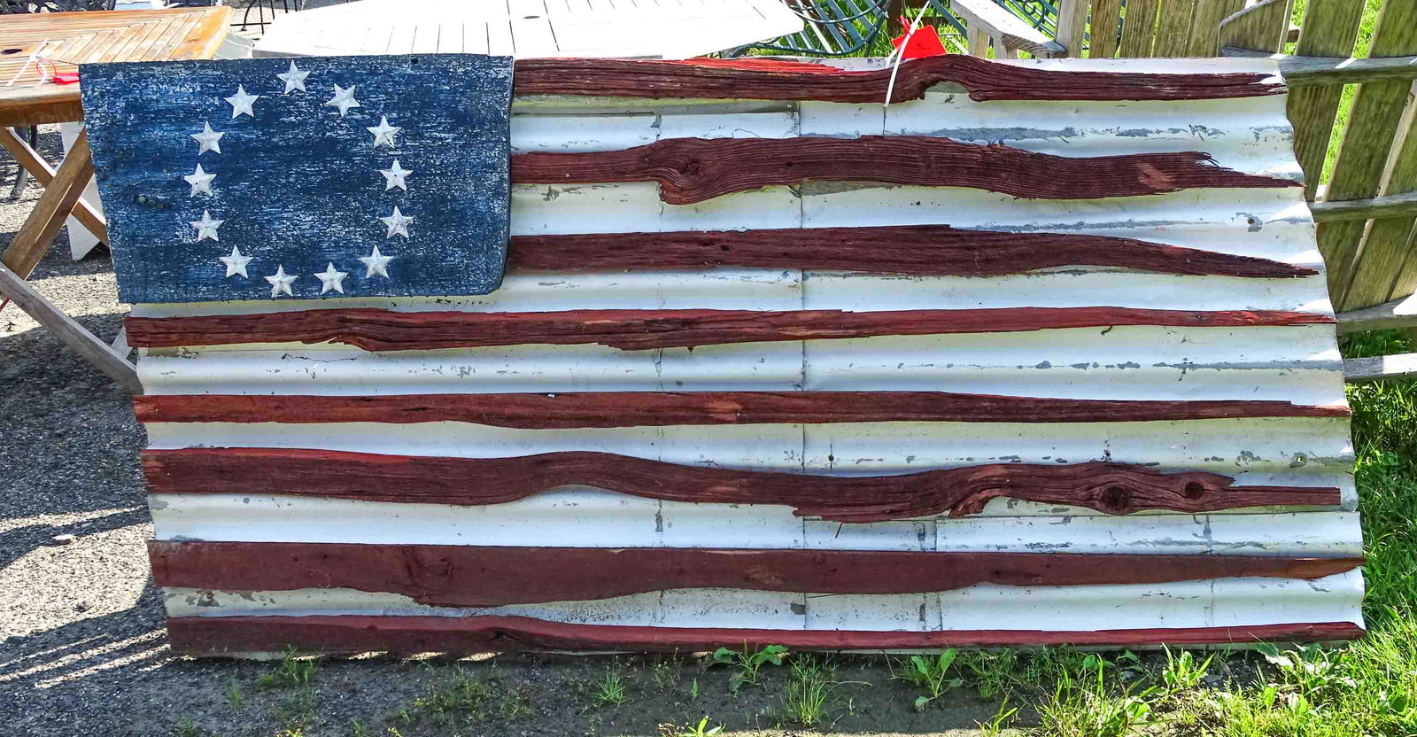 Patriotic Folk Art Flag (1 of 4)