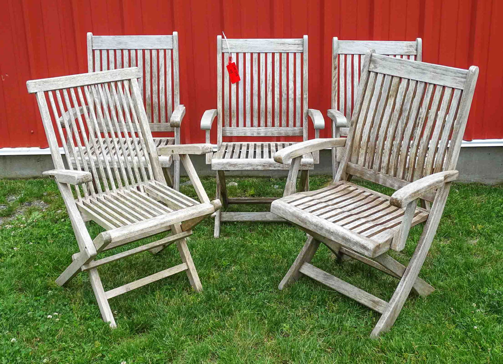 Teak Folding Chairs (1 of 3)