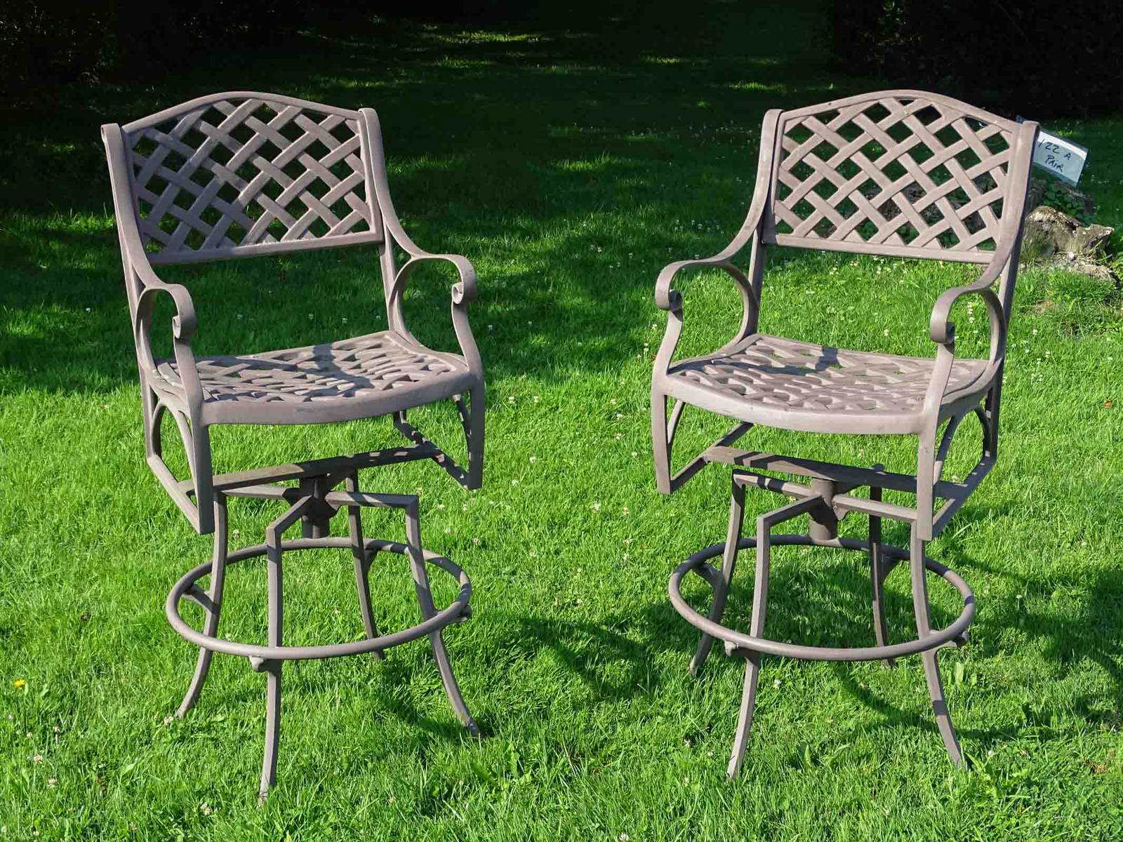 Pair Bar Chairs Auction