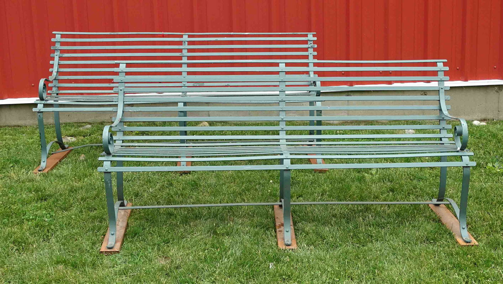 Pair of Park Benches (1 of 7)