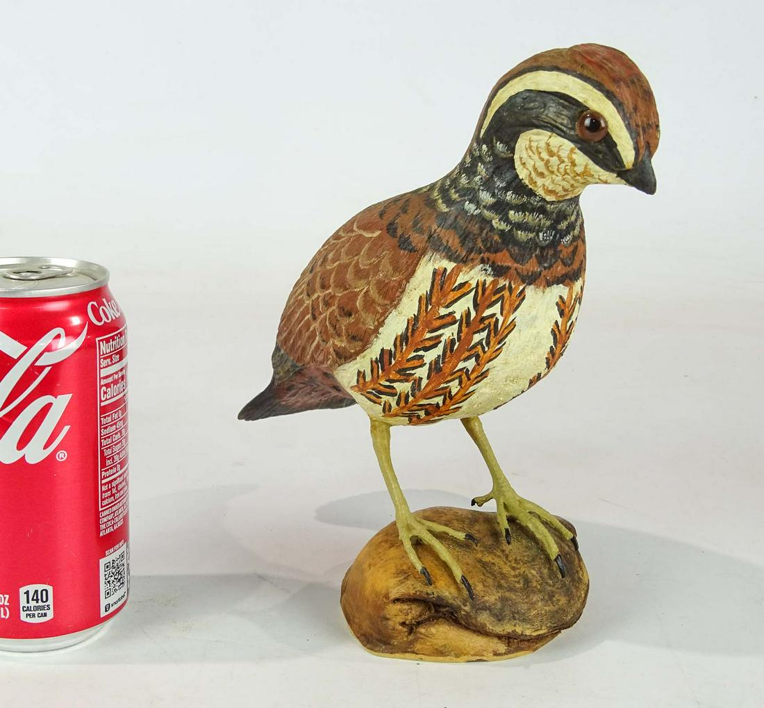 Bird Carving Signed Bob Lee (1 of 4)