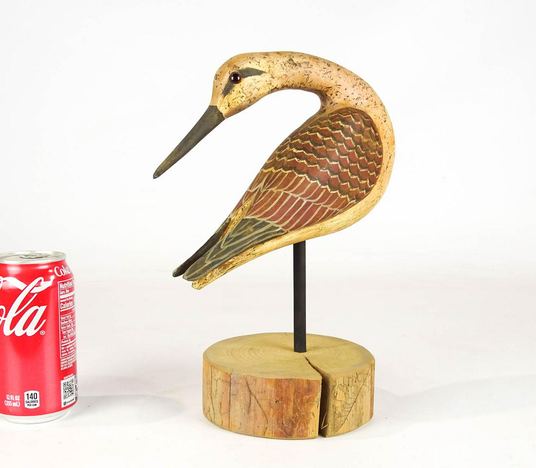 Bird Carving Signed Bob Lee (1 of 5)