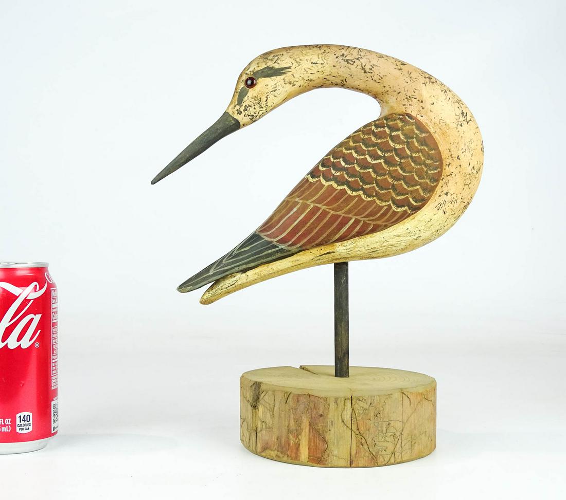 Bird Carving Signed Bob Lee (1 of 6)