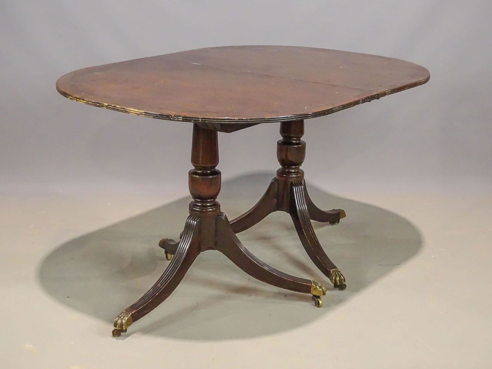 Regency Split Pedestal Dining Table (1 of 6)