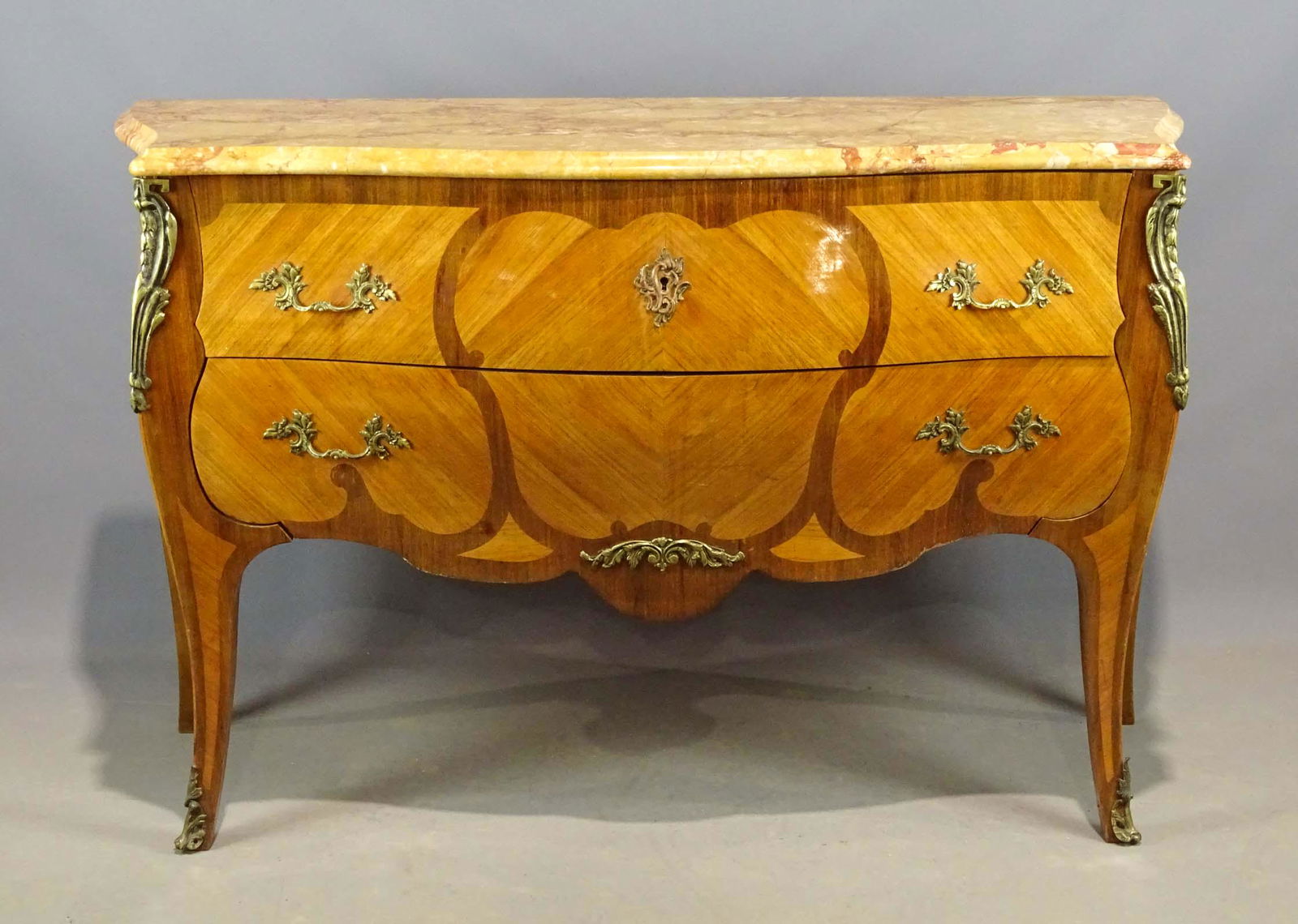 French Style Marble Top Chest (1 of 8)