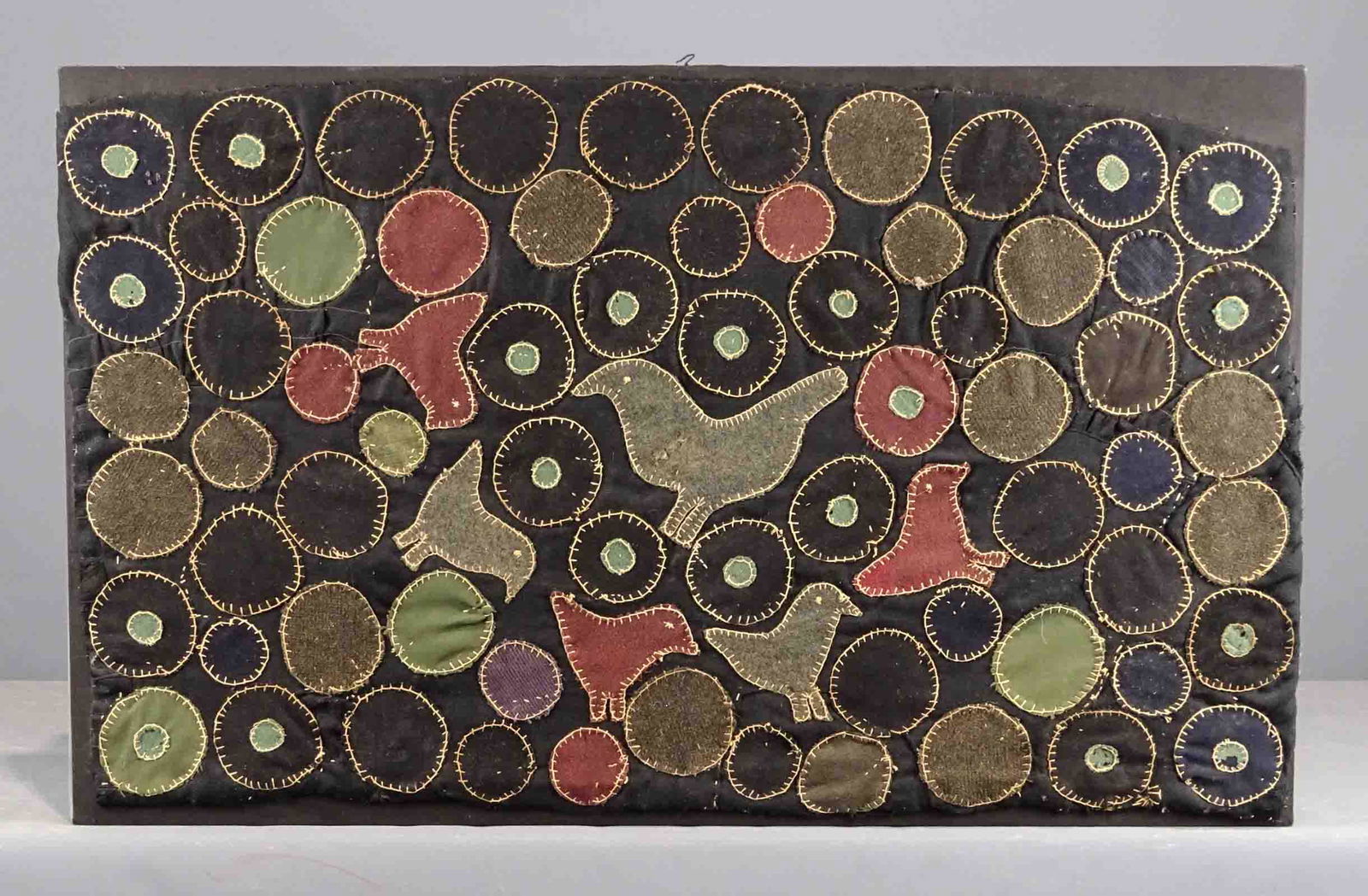 Folk Art Hooked Rug (1 of 4)