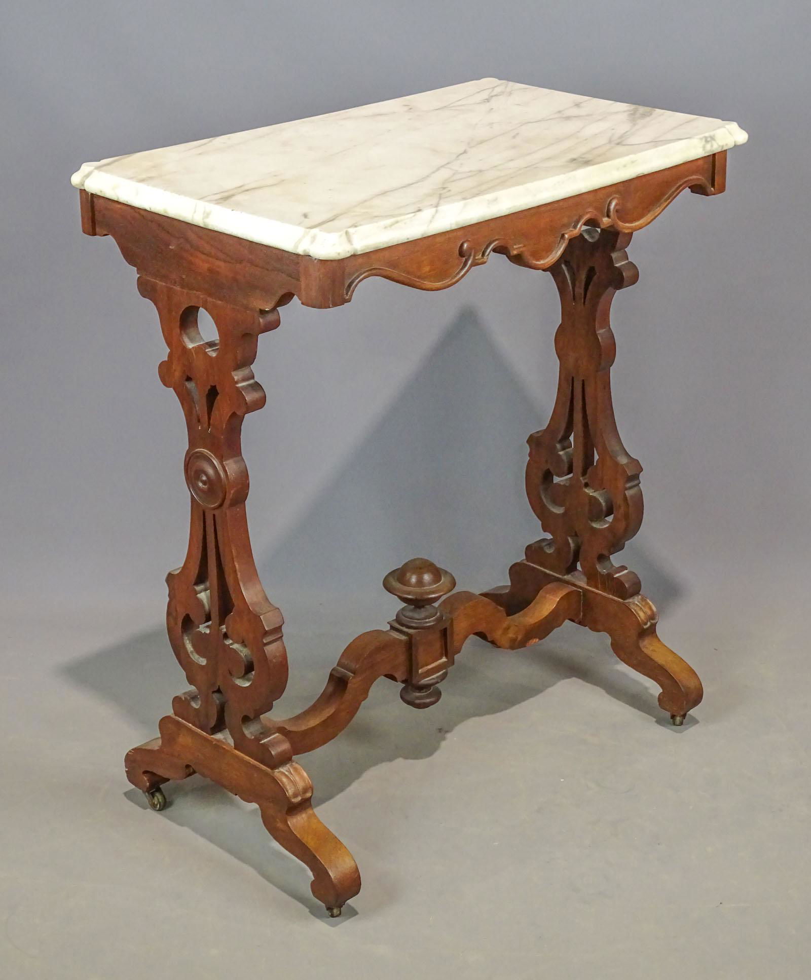 Victorian Marble Top Stand (1 of 4)