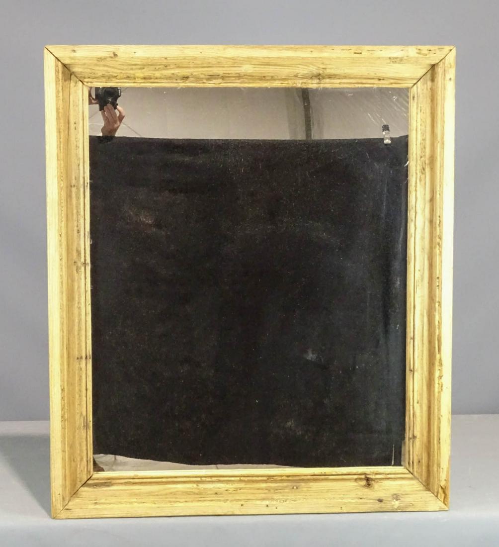 Primitive Mirror: Primitive mirror. 39" x 33".