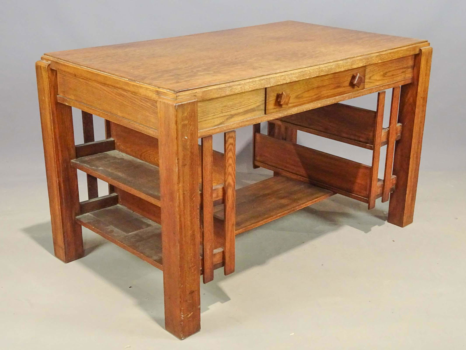 Mission Oak Desk (1 of 6)