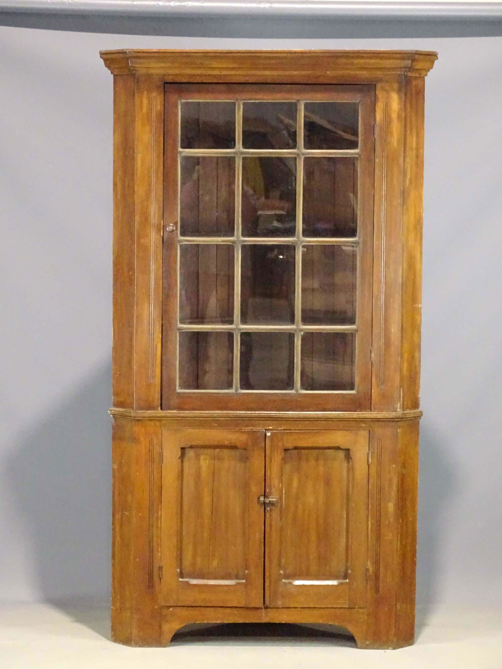 19th c. Corner Cupboard (1 of 5)