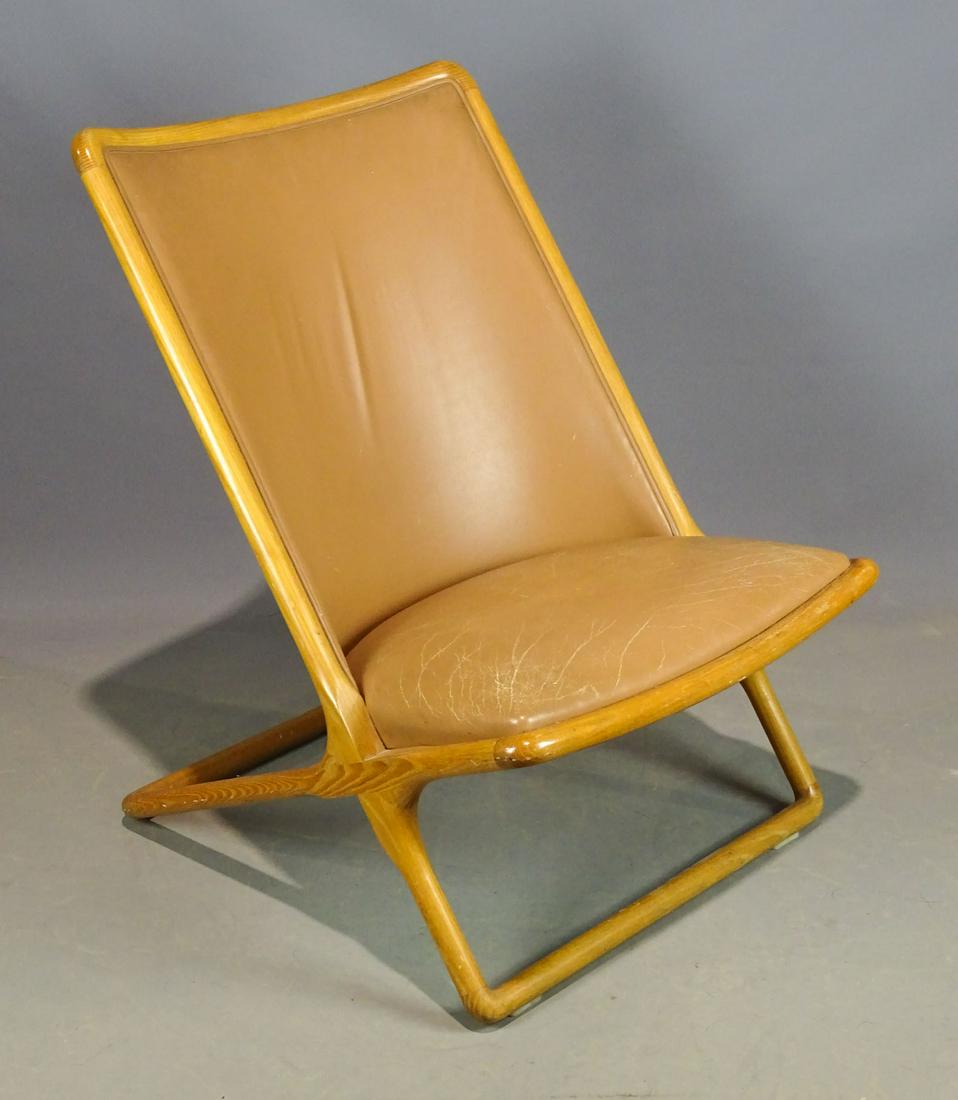 Ward Bennett For Brickel Scissor Chair (1 of 7)