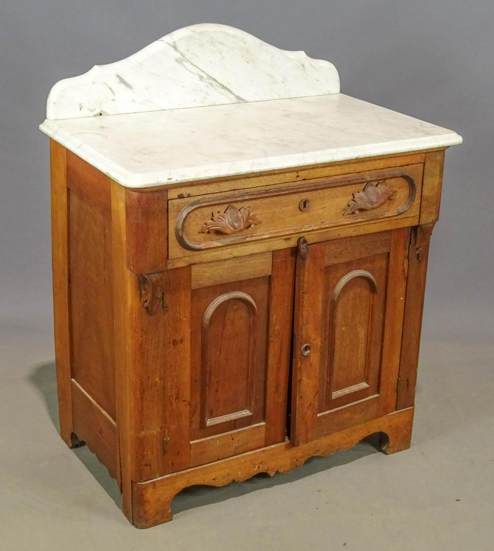 Victorian Marble Top Commode (1 of 6)
