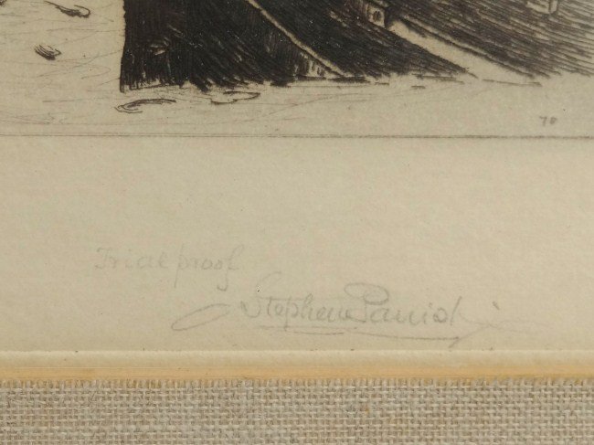 Etching Stephan Parrish - 2