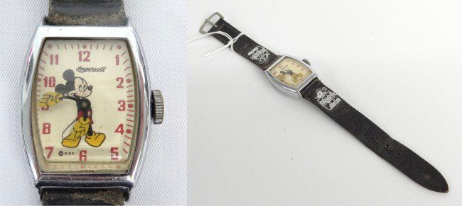 Mickey Mouse Watch: Ingersoll Mickey Mouse watch.