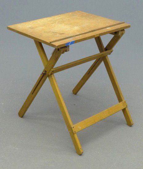 Portable Drafting Table: Portable drafting table. Top 26" x 20 1/2".