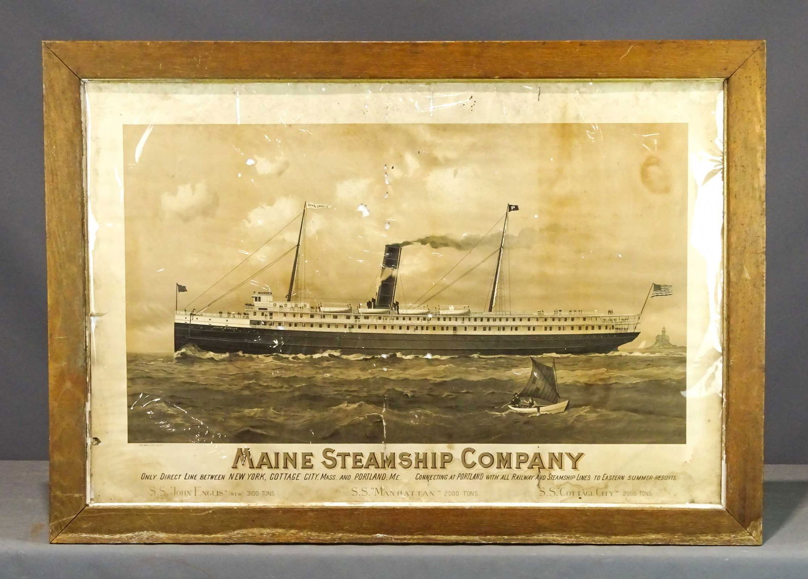Maine Steamship Poster (1 of 8)
