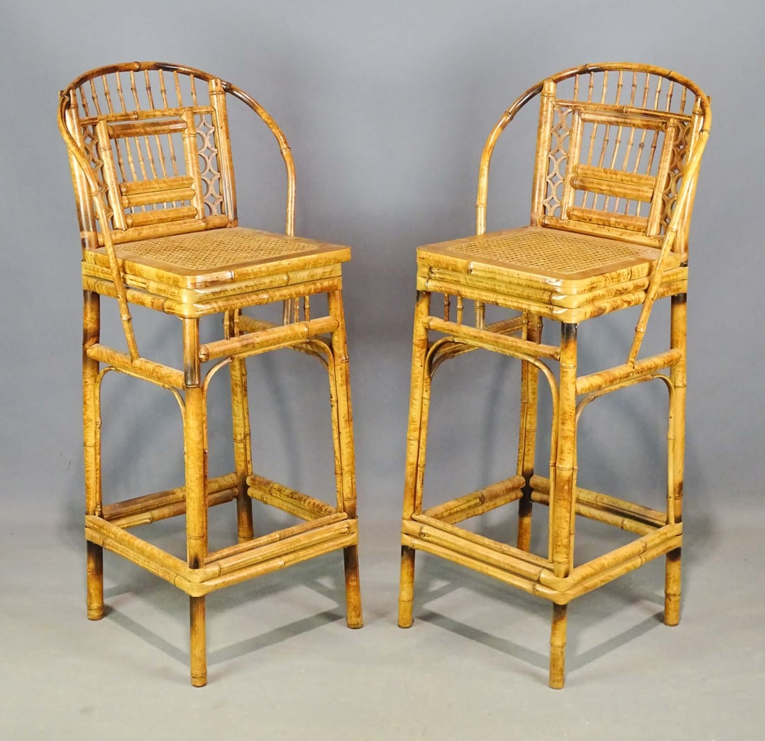Pair Bamboo Stools (1 of 7)