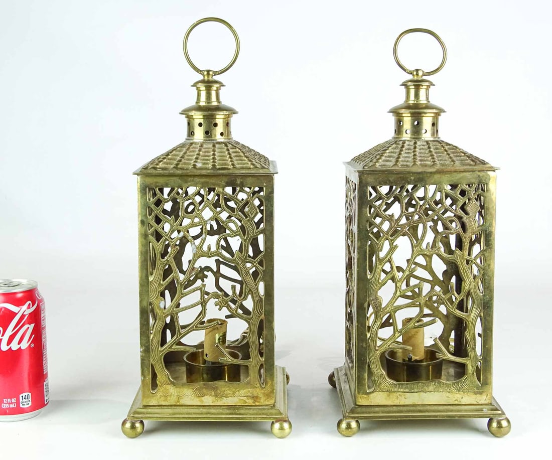 Pair of Brass Lamps (1 of 6)