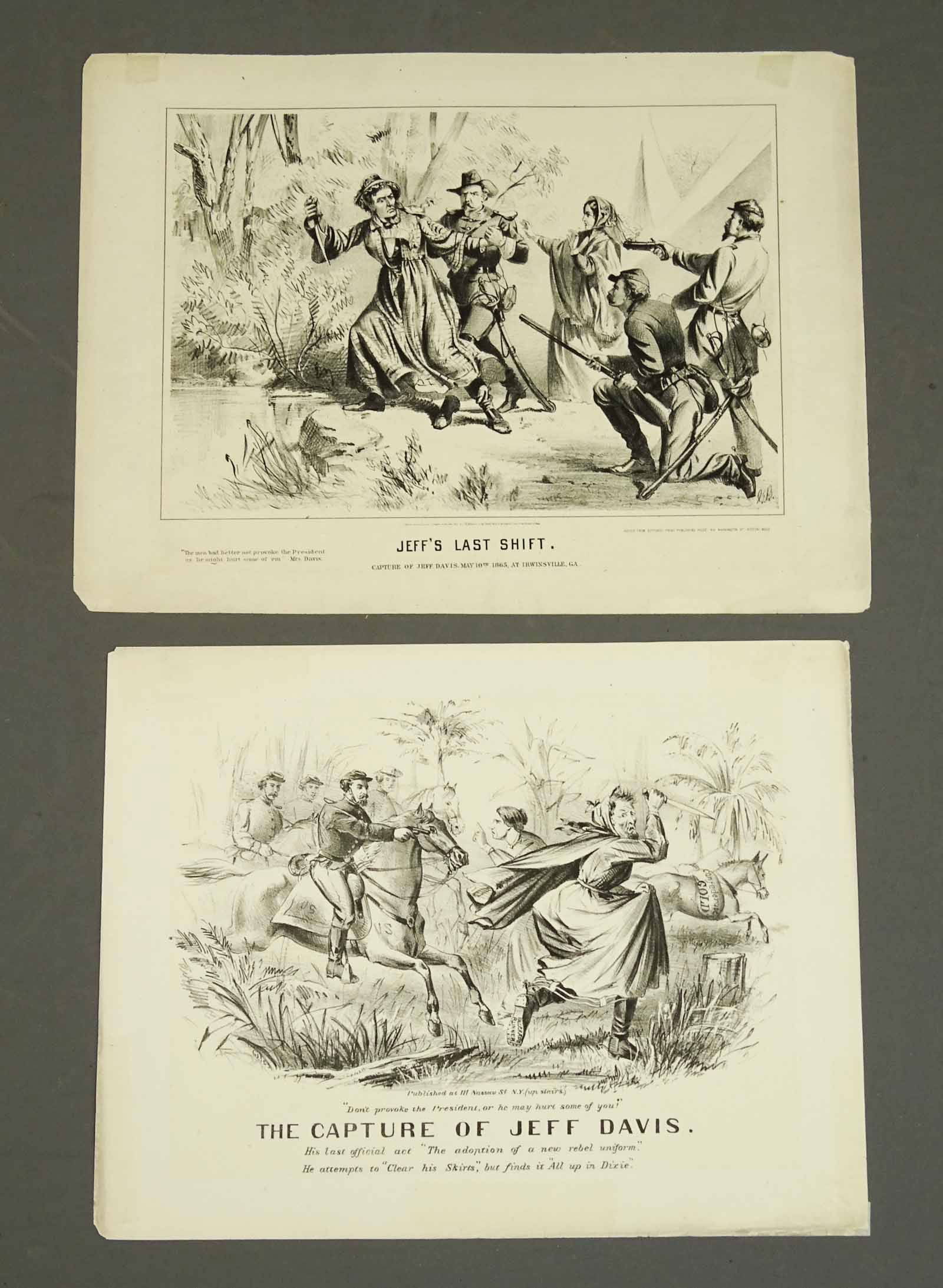 Jefferson Davis Caricature Prints (2) (1 of 7)