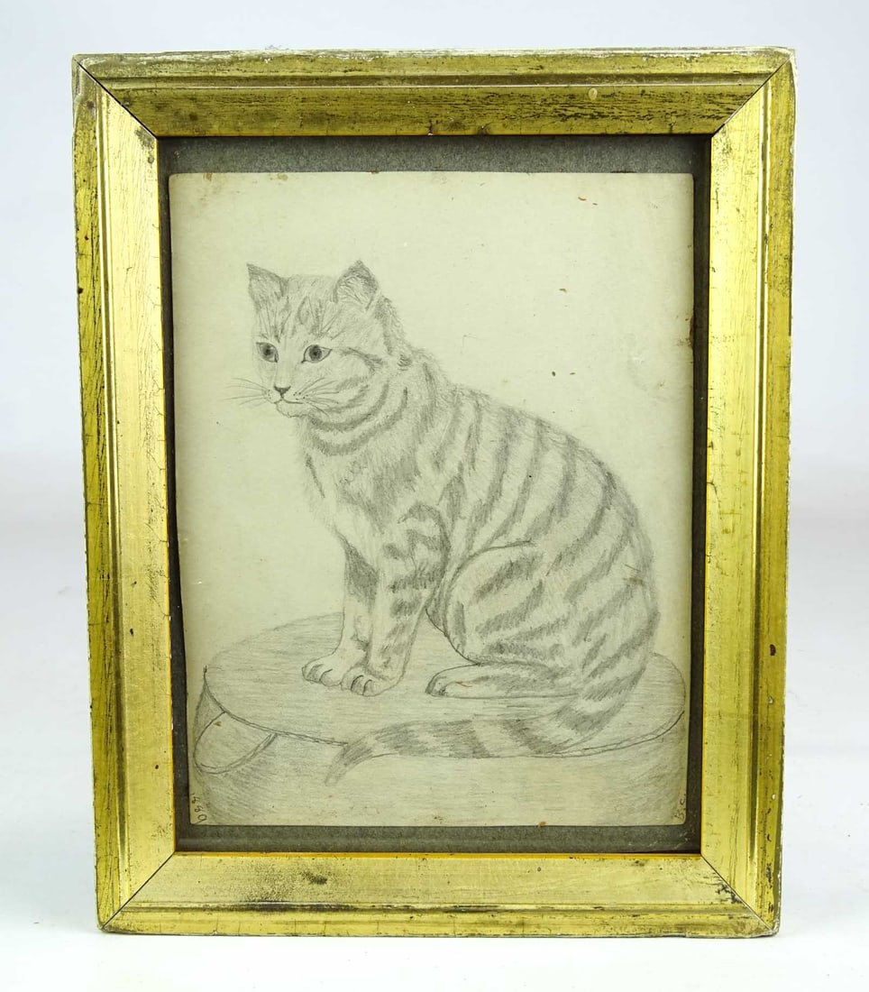 19th c. Drawing of a Cat (1 of 6)