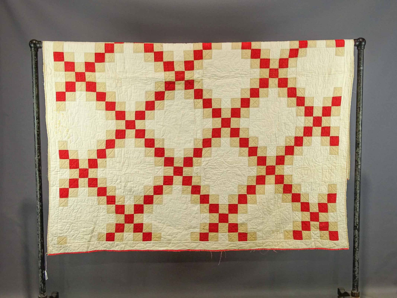19th c. Irish Chain Quilt (1 of 5)