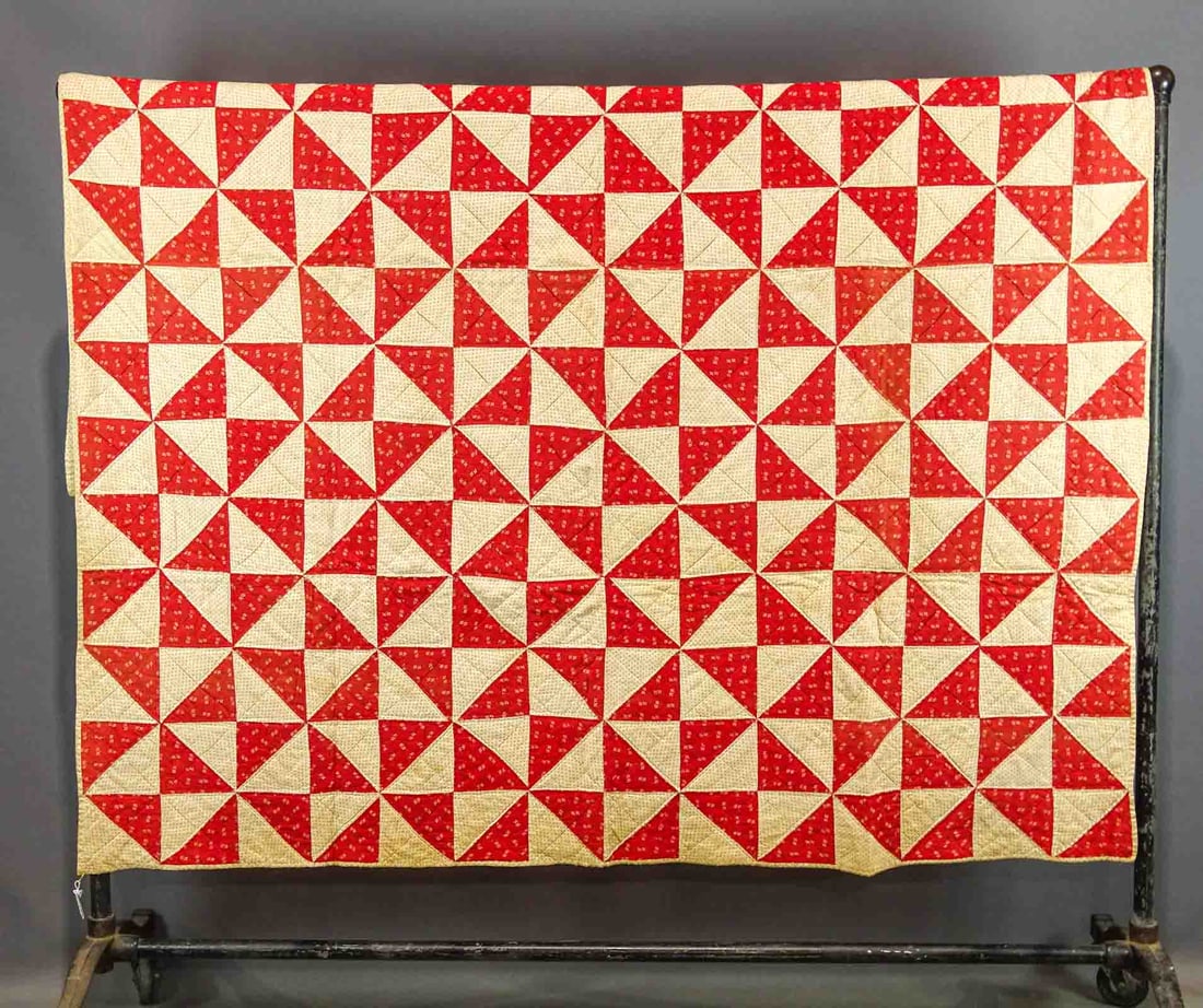 19th c. Pinwheel Quilt (1 of 5)