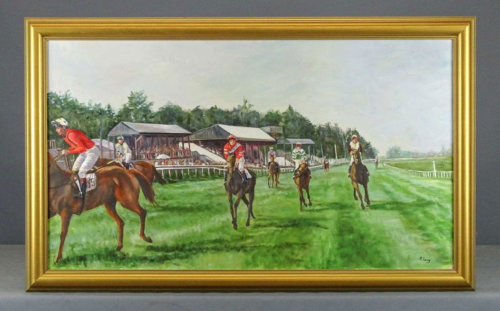 Horse Racing Painting (1 of 6)