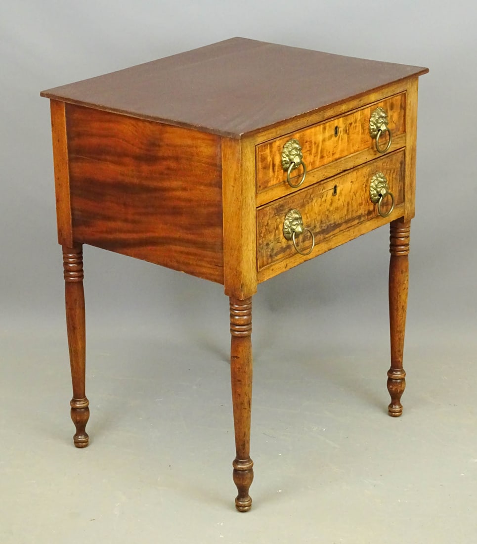 19th c. Two Drawer Stand (1 of 5)