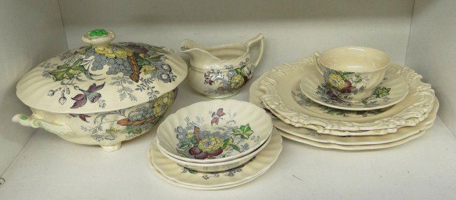 Royal Doulton China: Lot Royal Doulton Kirkwood pottery D5130 china. 10 pcs.