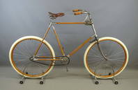 Rare Bamboo Pneumatic Safety Bicycle