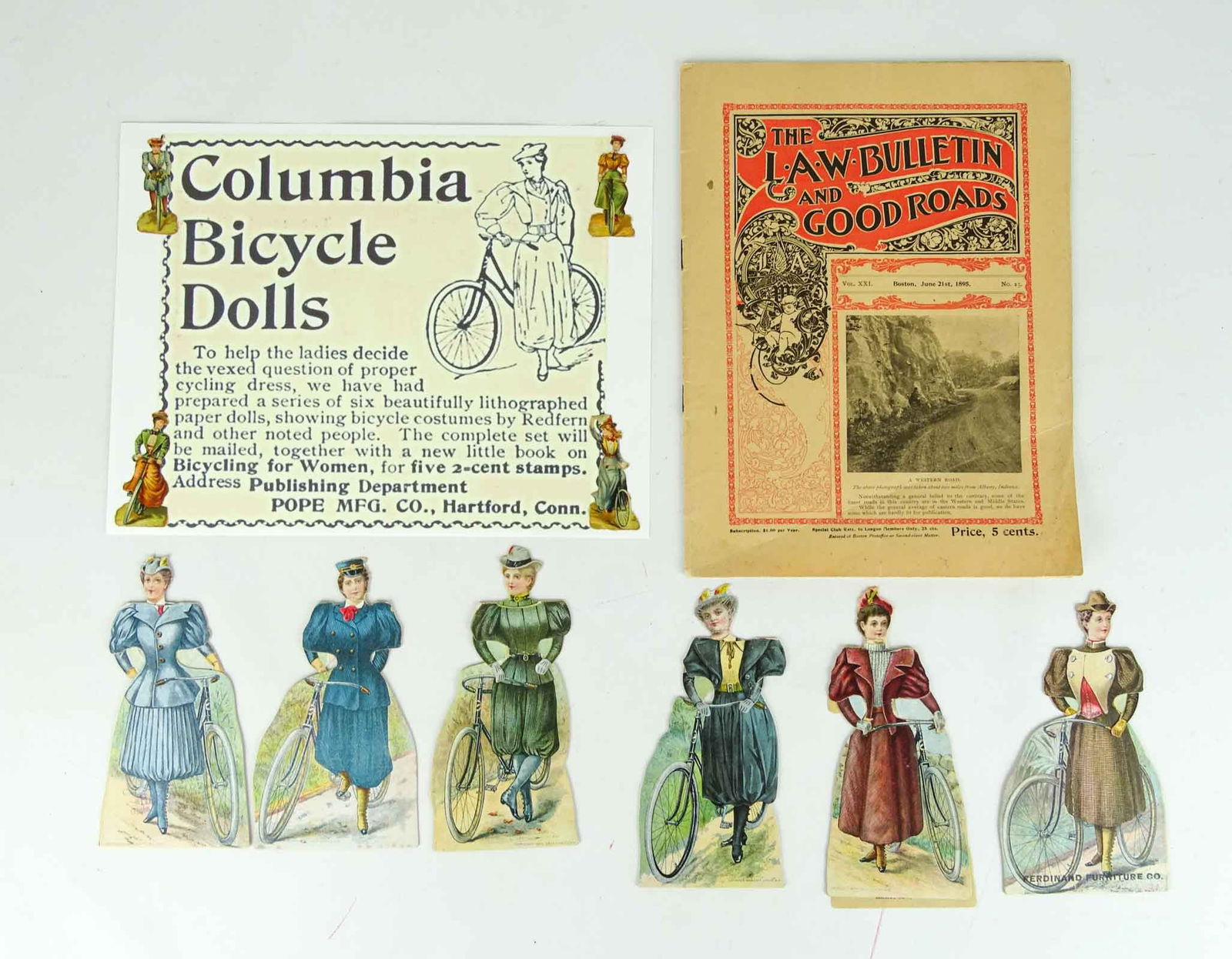 Columbia Bicycle Dolls Book Lot (1 of 11)
