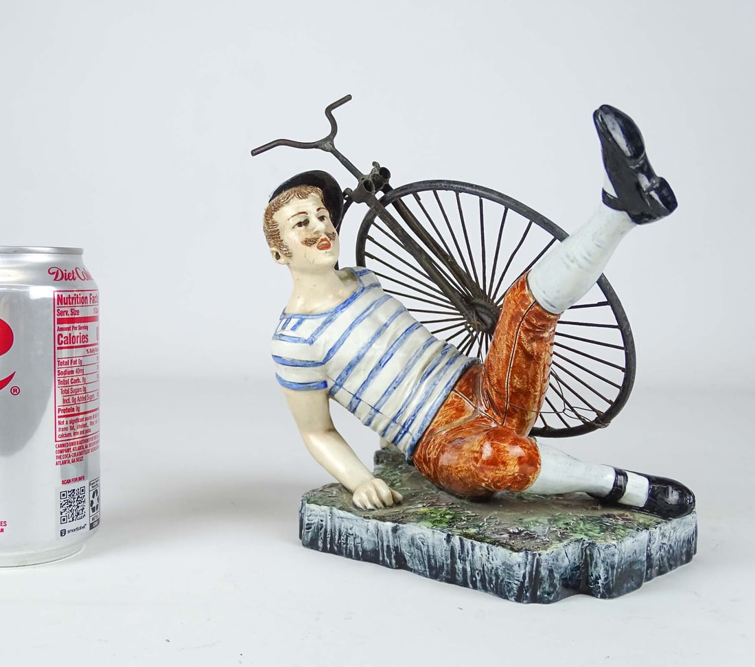 Ceramic Figure with High Wheel (1 of 8)
