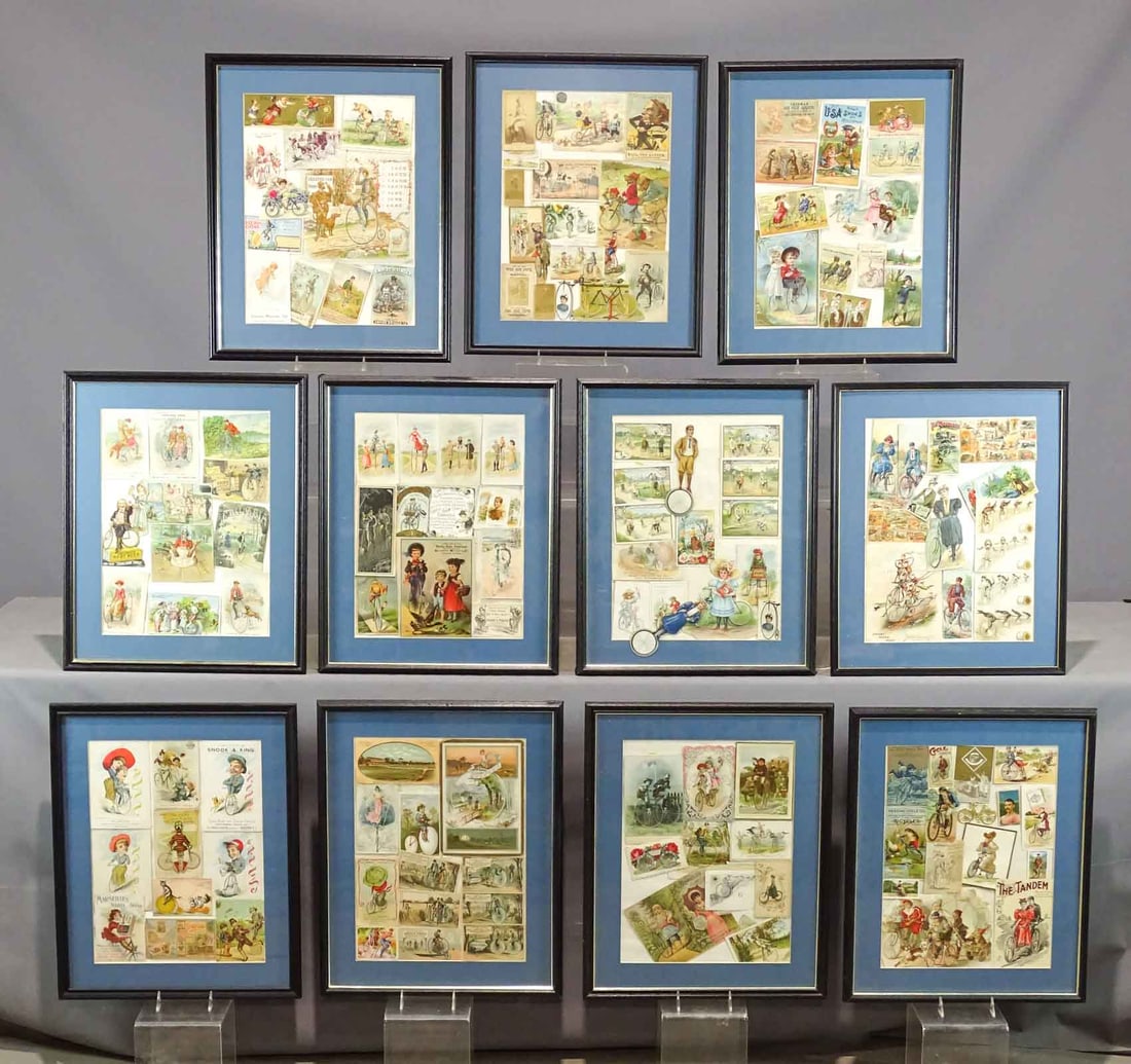 Bicycle Framed Ephemera Lot (1 of 10)