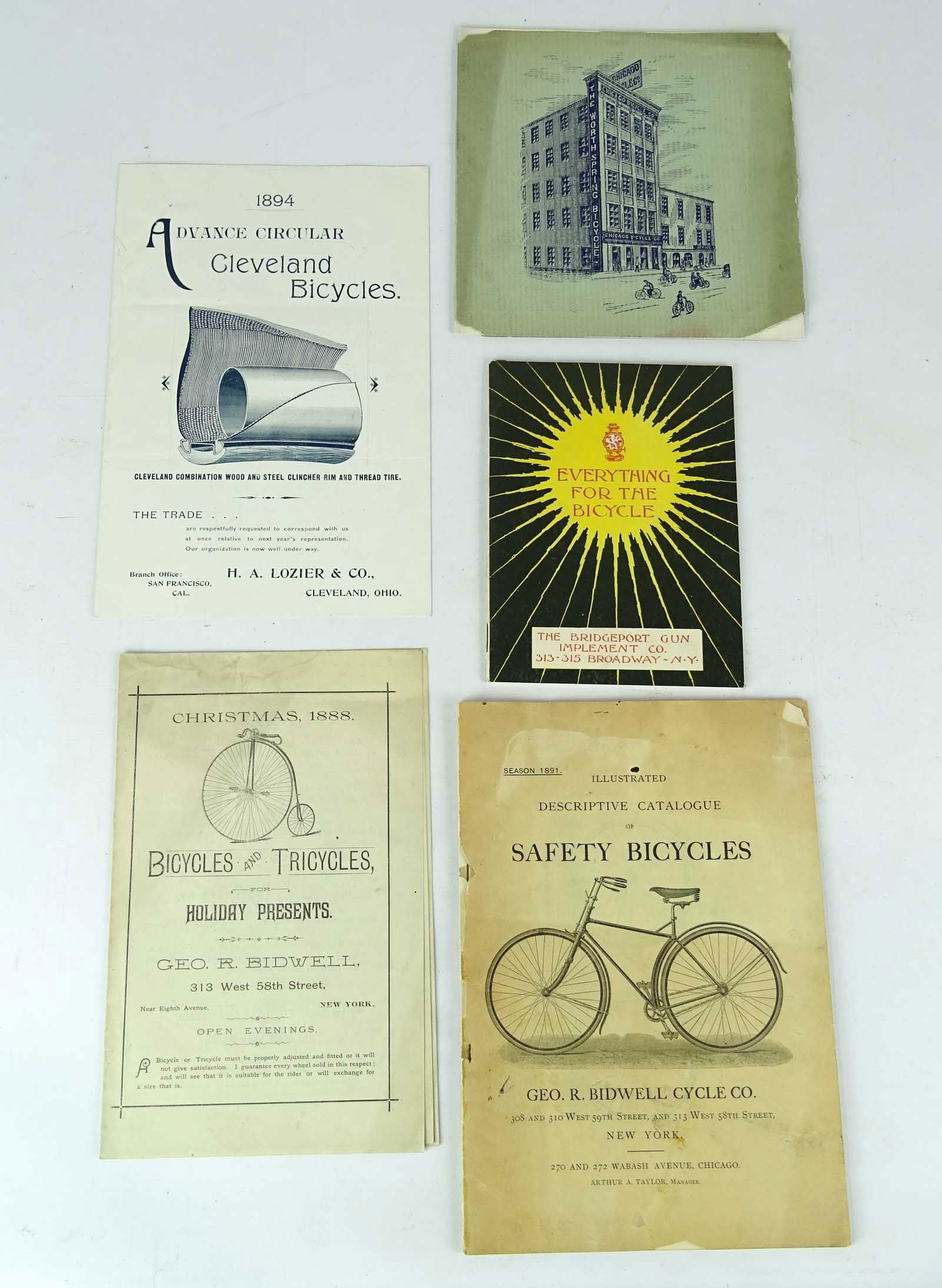 Bicycle Catalogs Auction