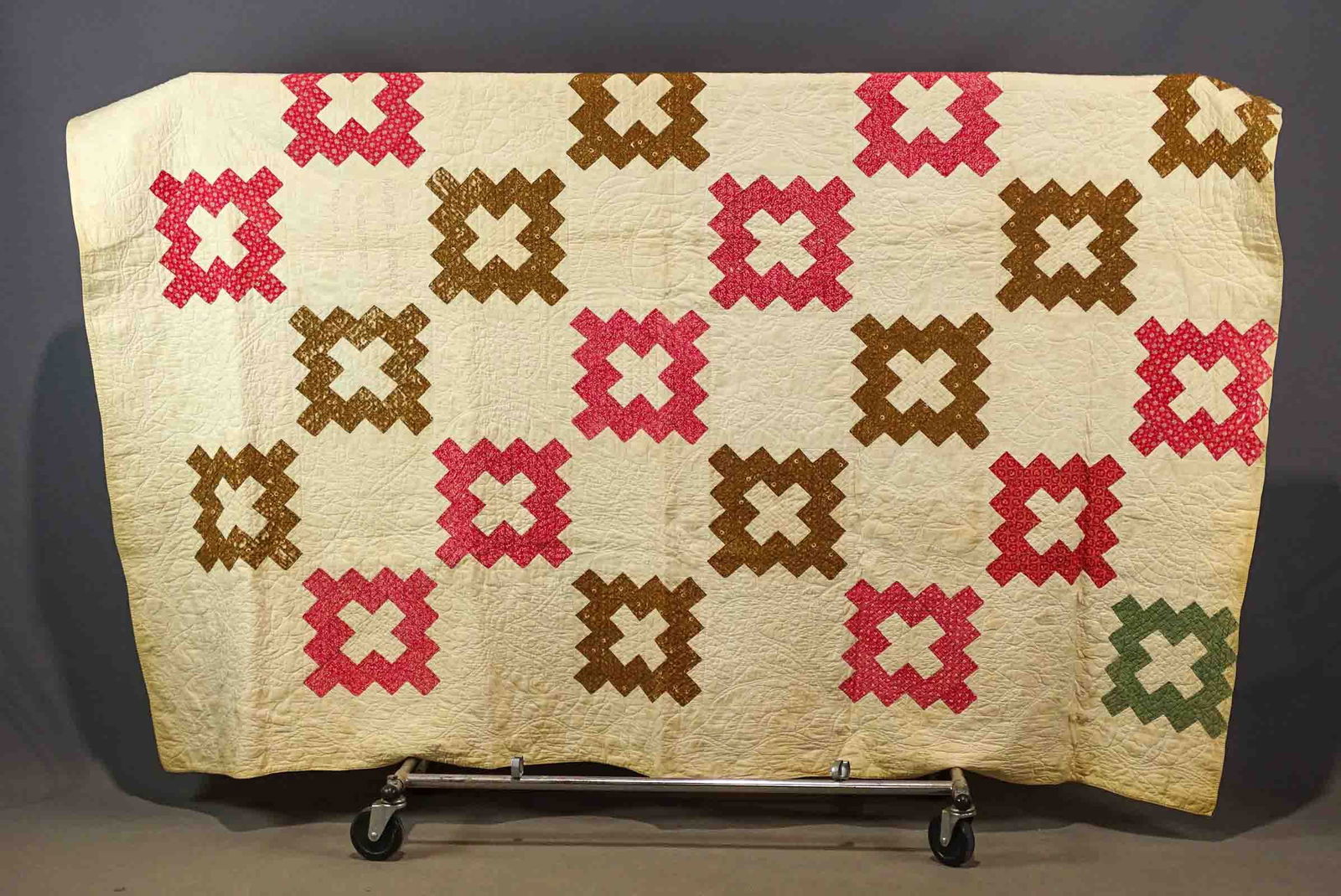 Signed and Dated 1851 Chimney Sweep Quilt (1 of 7)