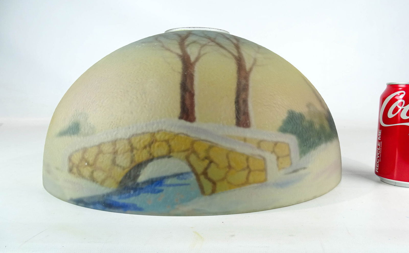 Reverse Painted Lamp Shade (1 of 4)