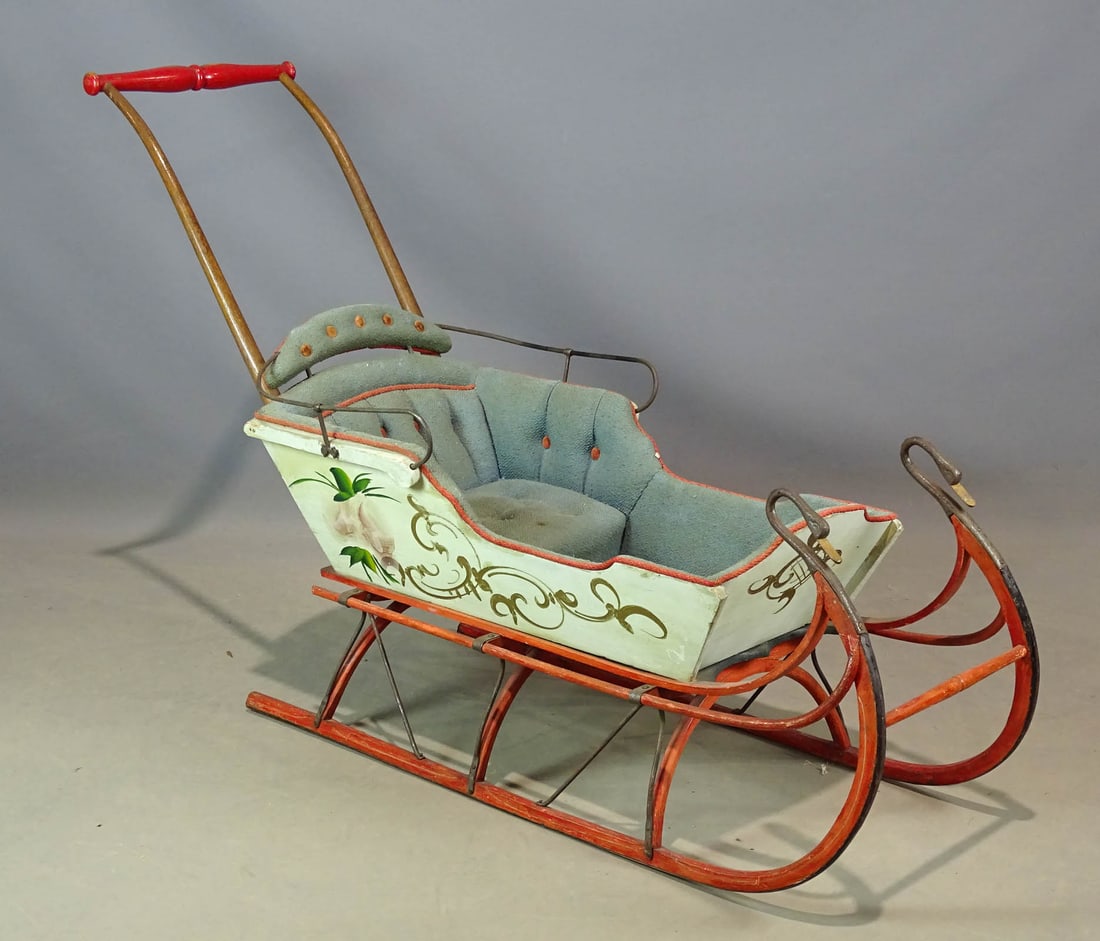 Victorian Child's Sled (1 of 9)