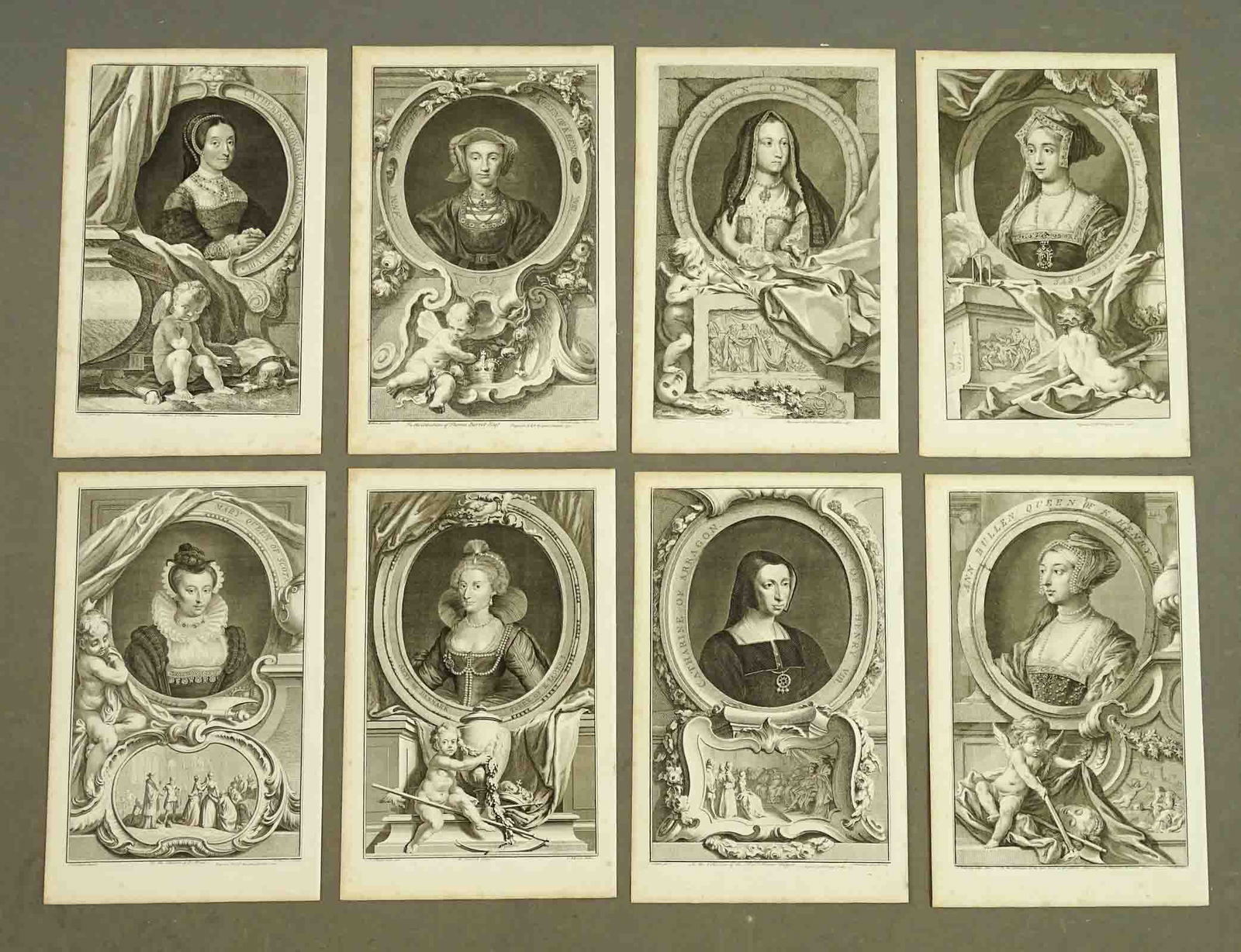Set of Antique Prints of Queens (1 of 11)