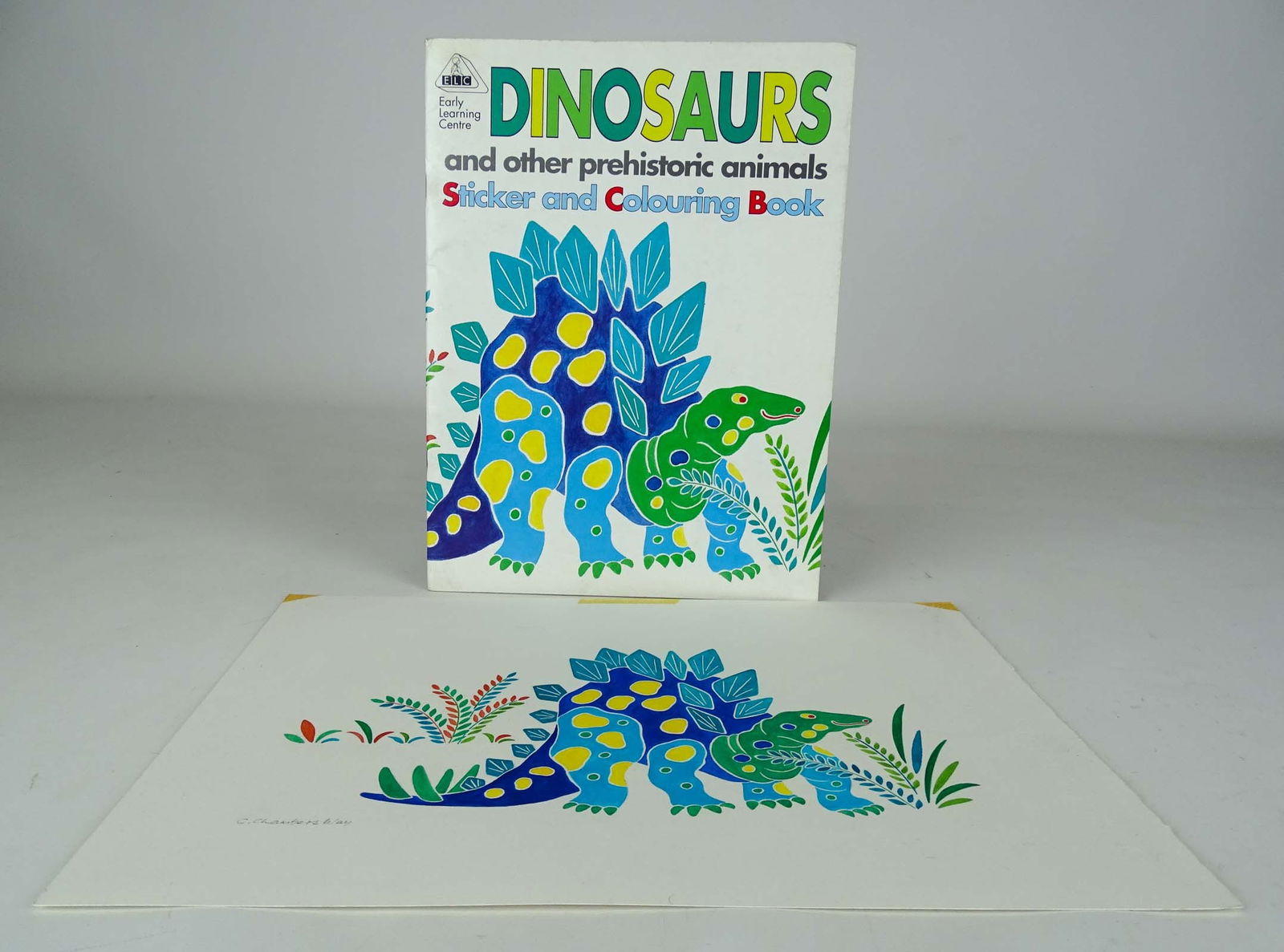 Dinosaur Original Illustration Art (1 of 10)