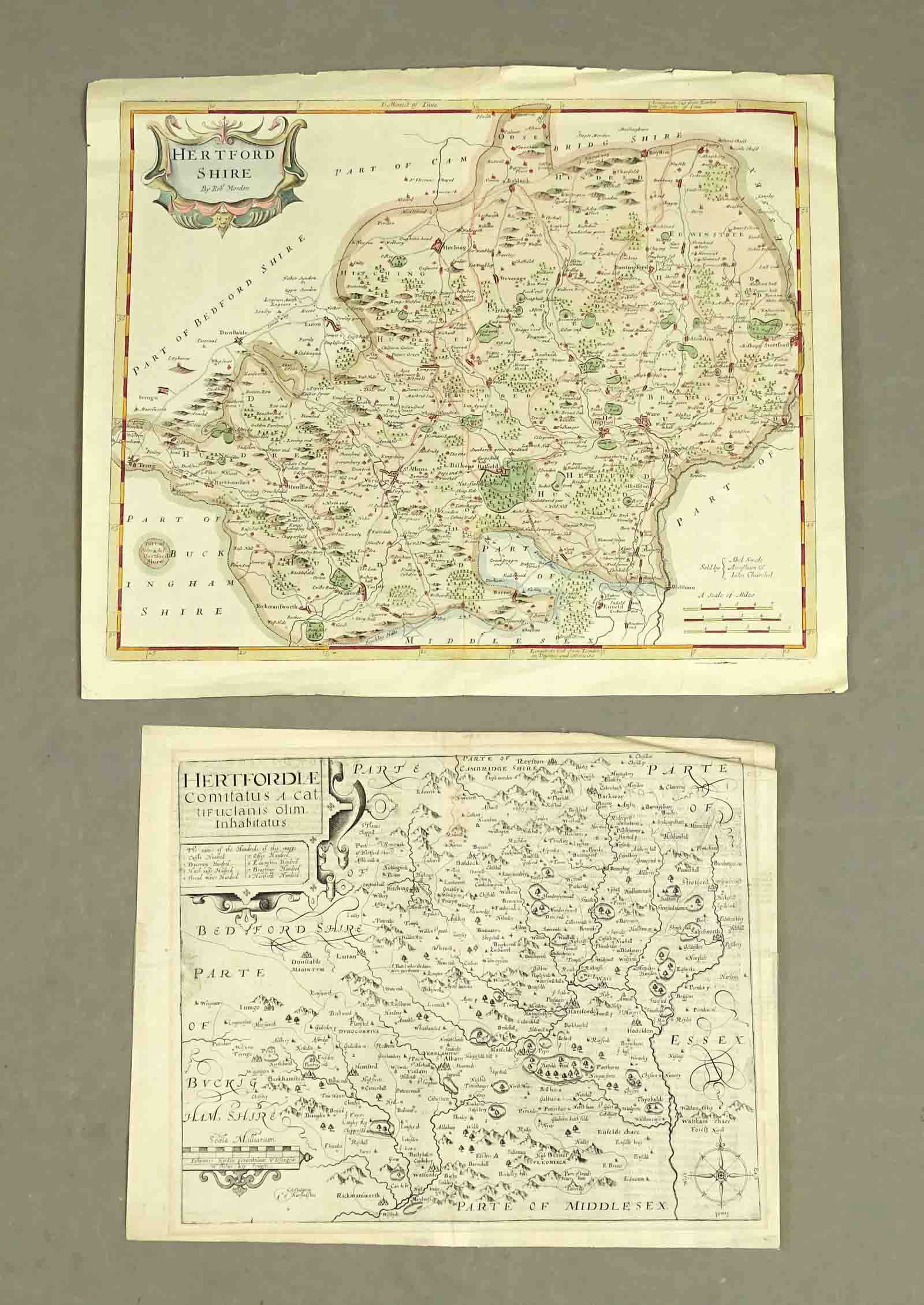 Antique Maps of Hertfordshire (2) (1 of 10)