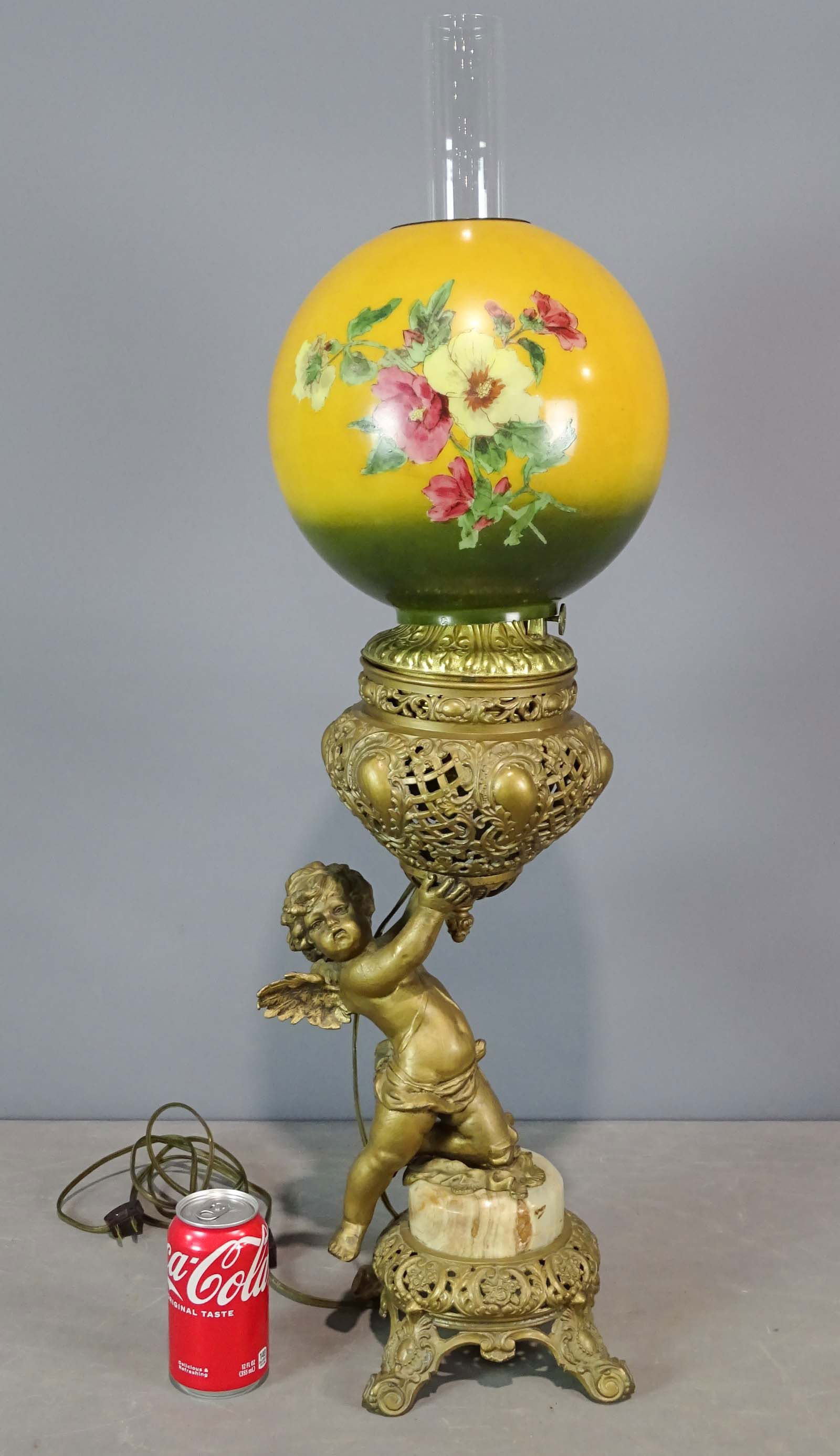 Cast Metal Table Lamp (1 of 4)