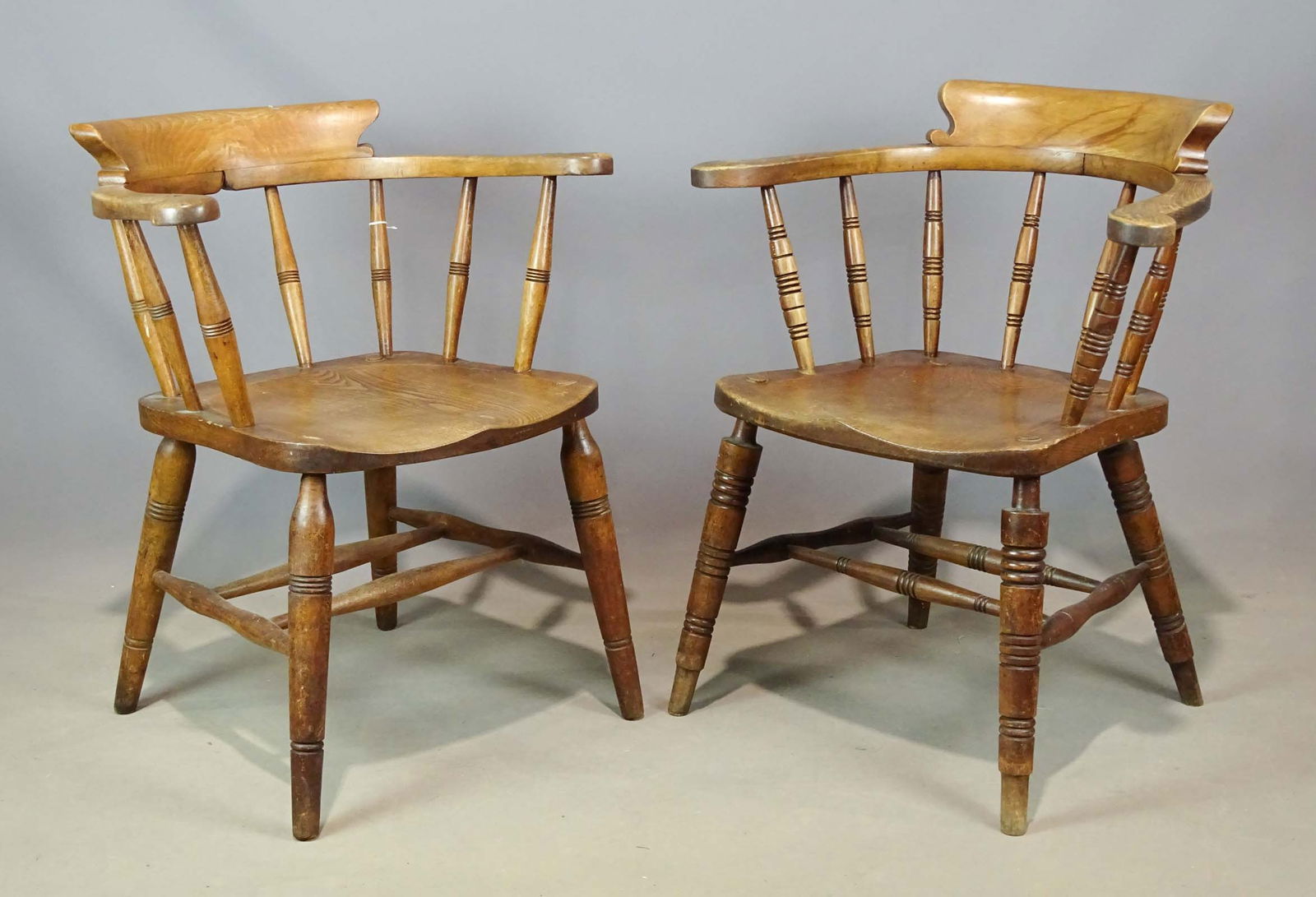 Pair English Windsor Chairs (1 of 5)