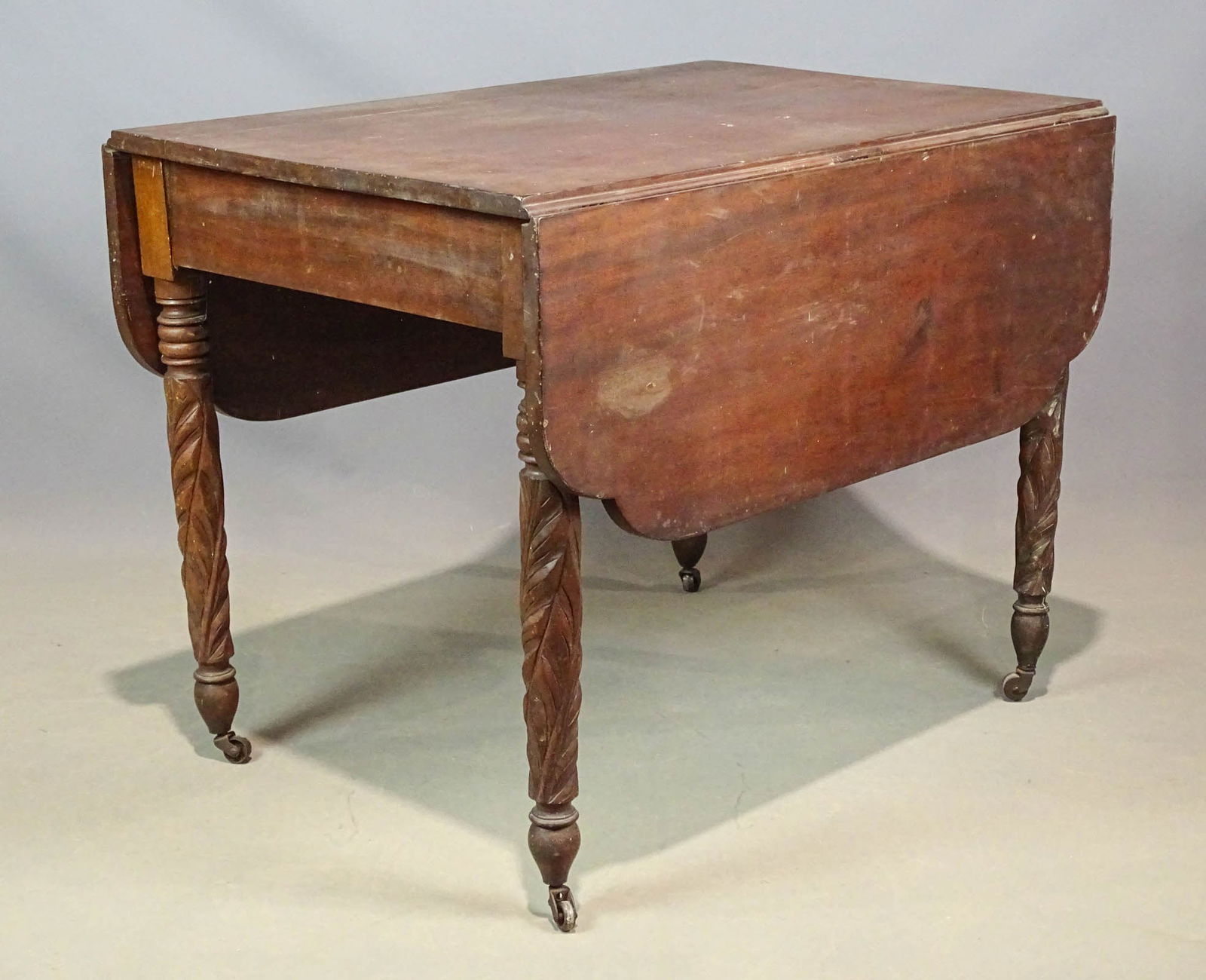 19th c. Empire Dropleaf Table (1 of 6)