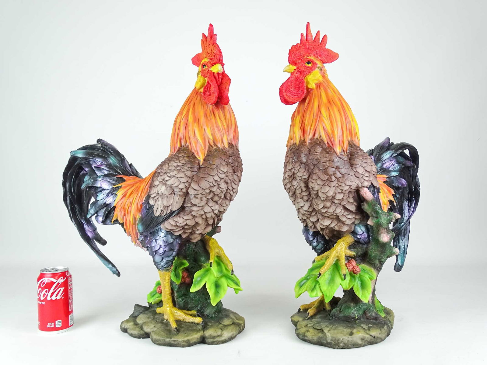 Pair of Decorative Roosters (1 of 9)