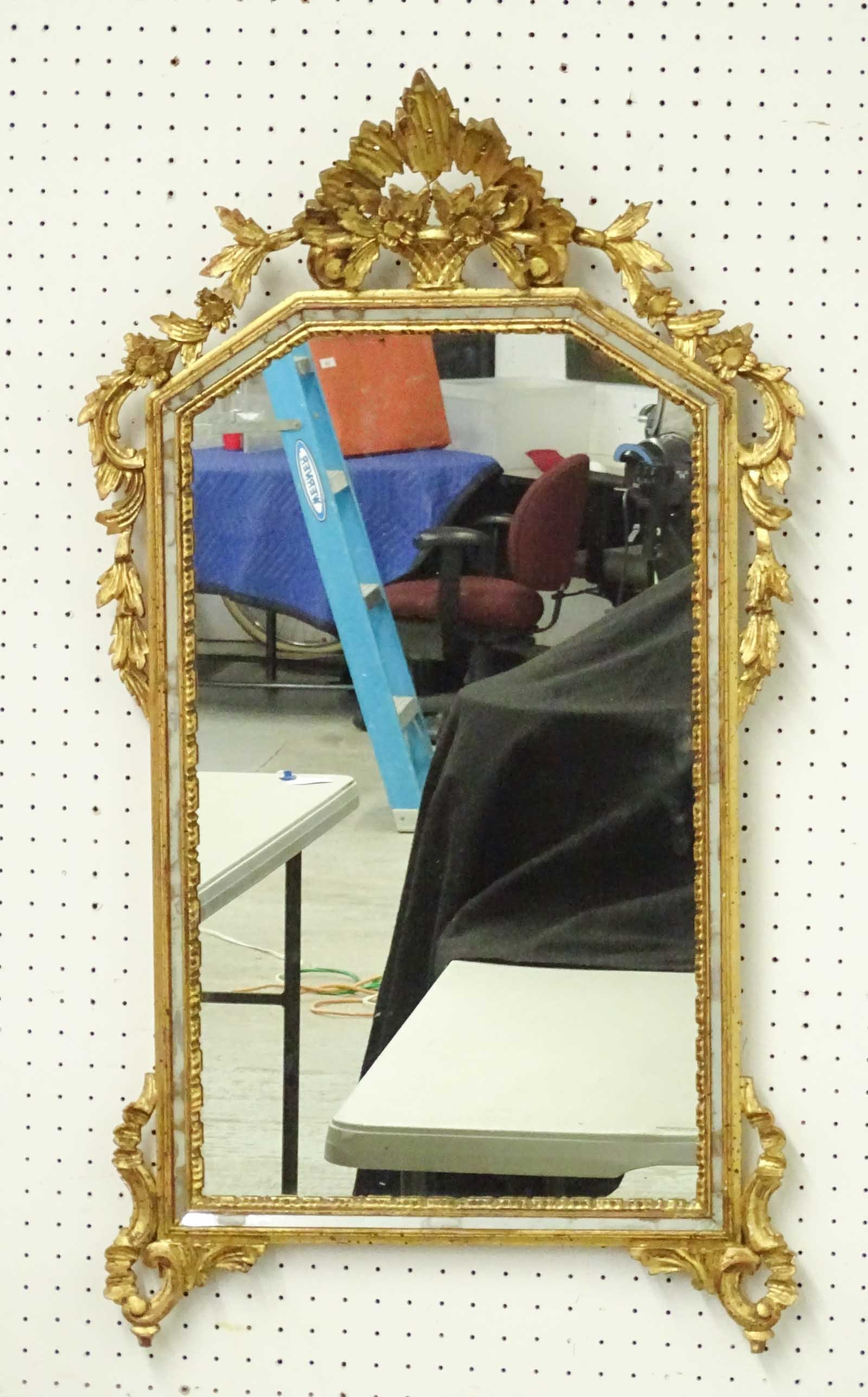 Decorative Mirror: Contemporary decorative mirror. 40" x 21".