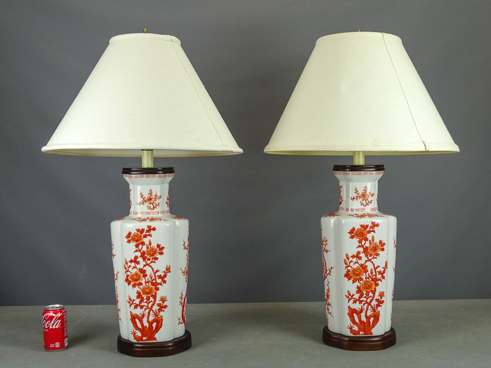 Pair Asian Ceramic Lamps (1 of 14)