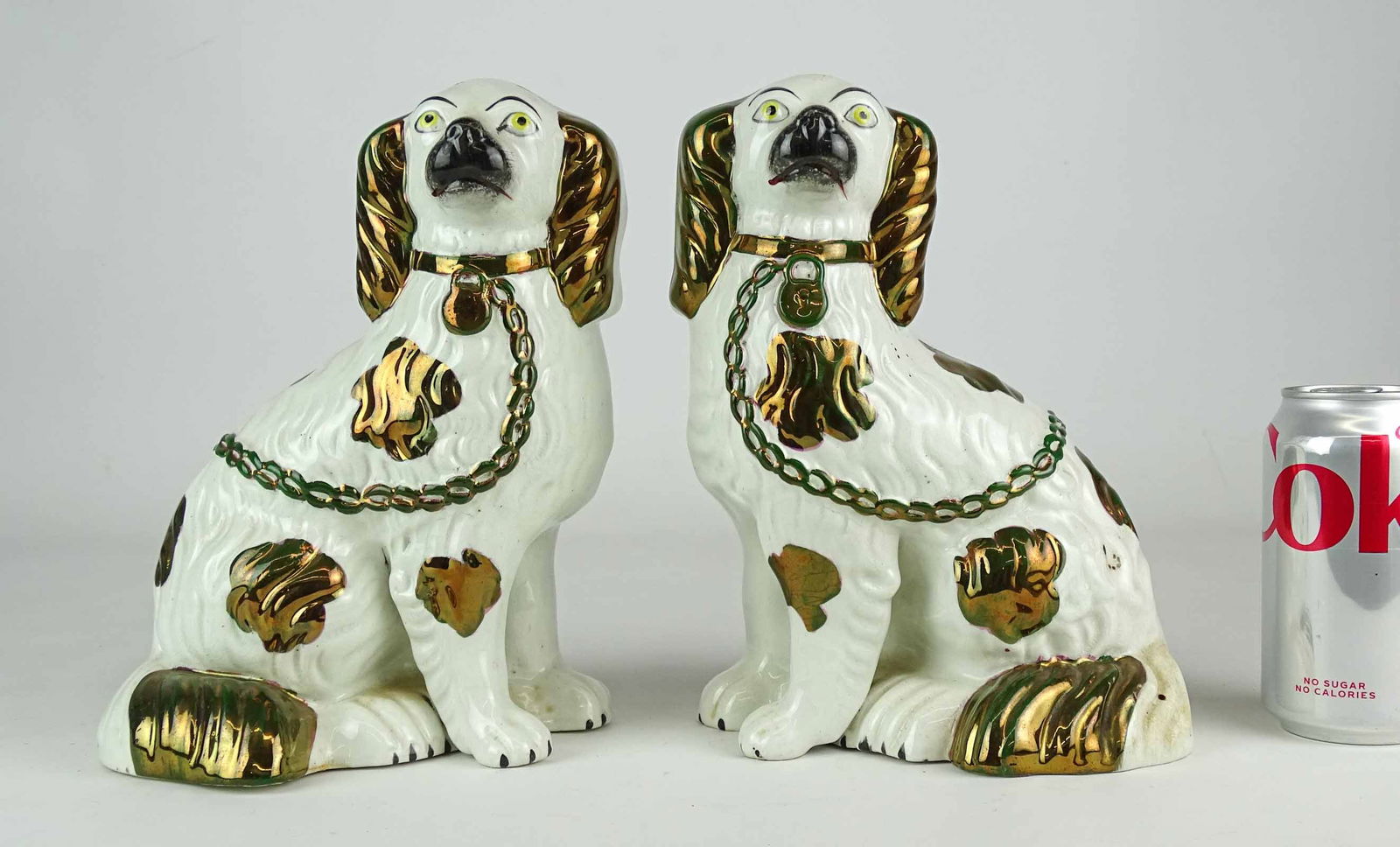 Pair of Staffordshire Spaniels (1 of 6)