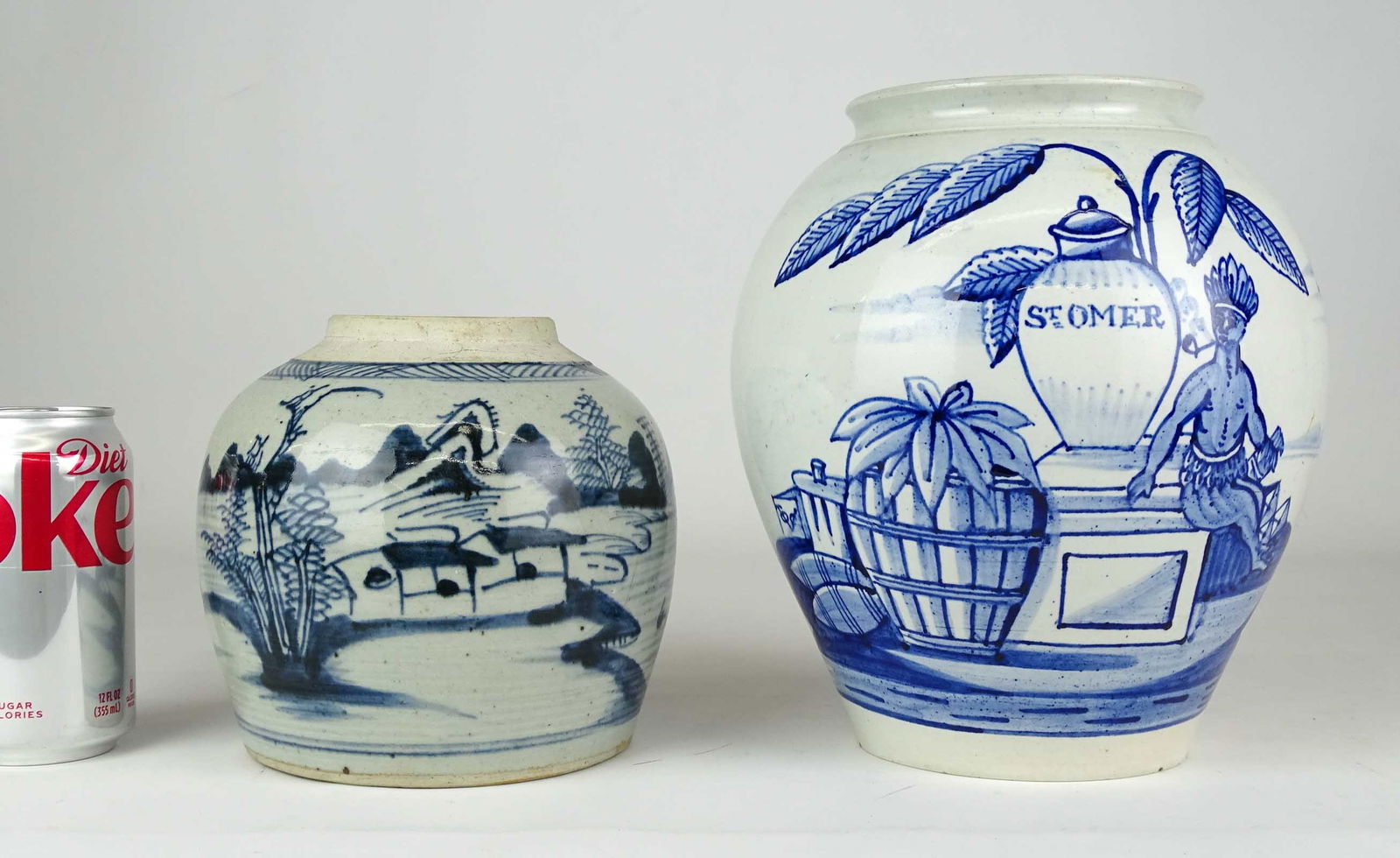 Delft Tobacco Jar Lot (1 of 6)